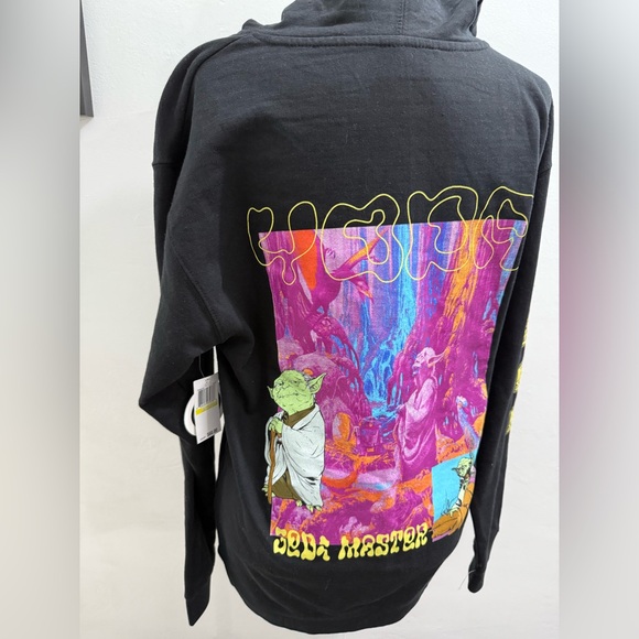 Neff x Star Wars Empire Strikes Back Mens Yoda Jedi Master Hoodie NWT M - Picture 2 of 8
